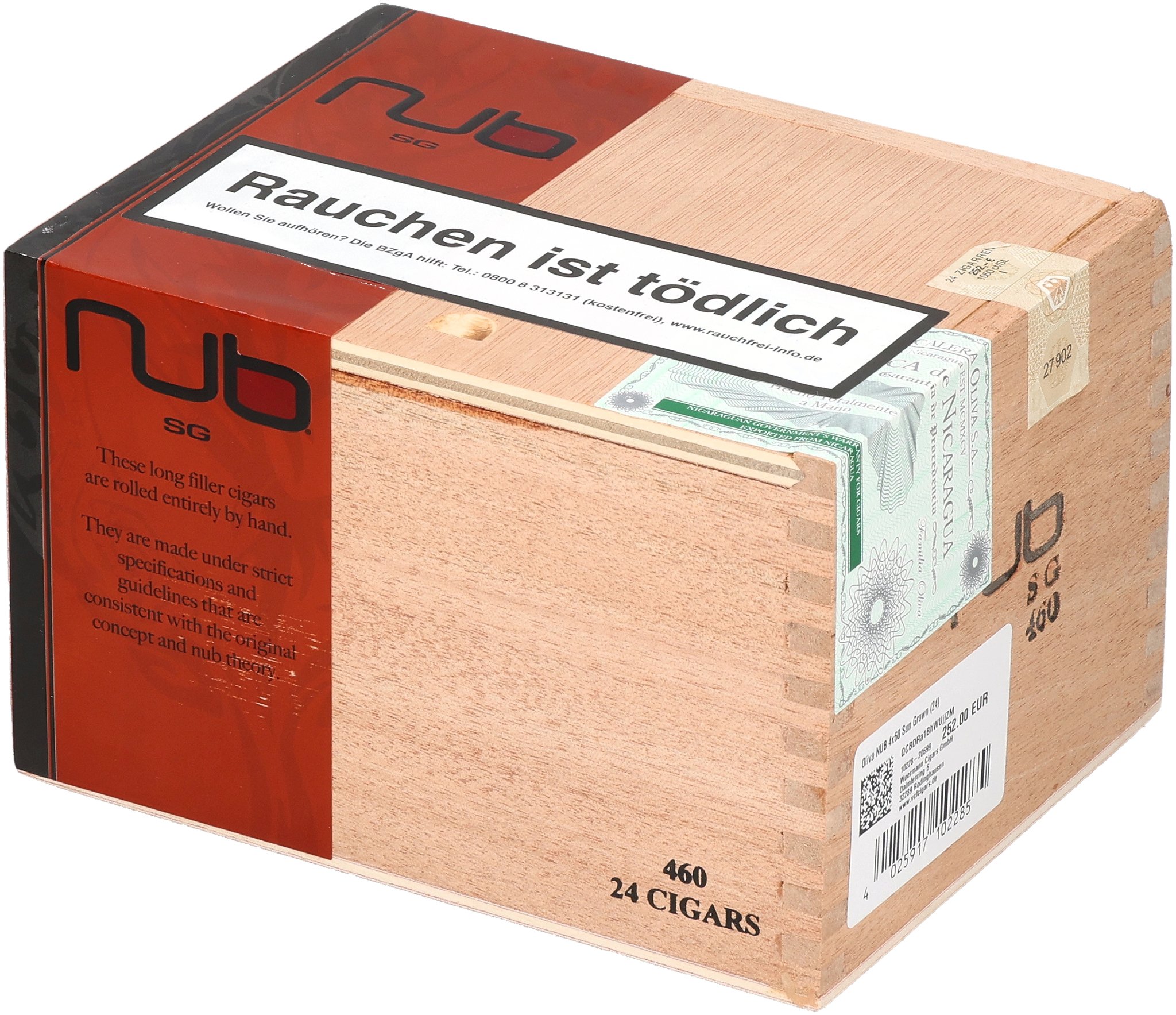 Oliva NUB Sun Grown 460_Kiste