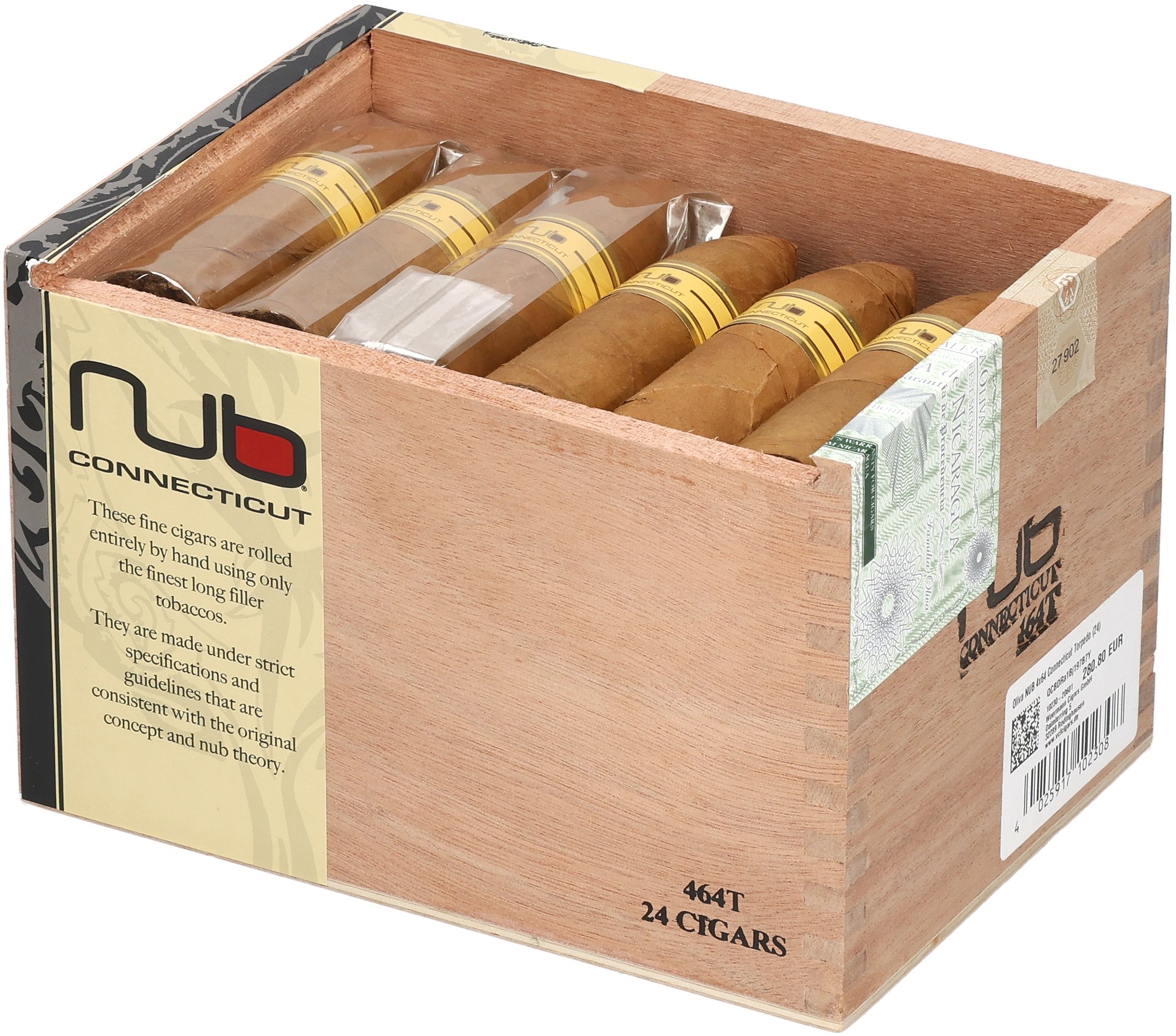 Oliva NUB Connecticut 464T Torpedo_Kiste