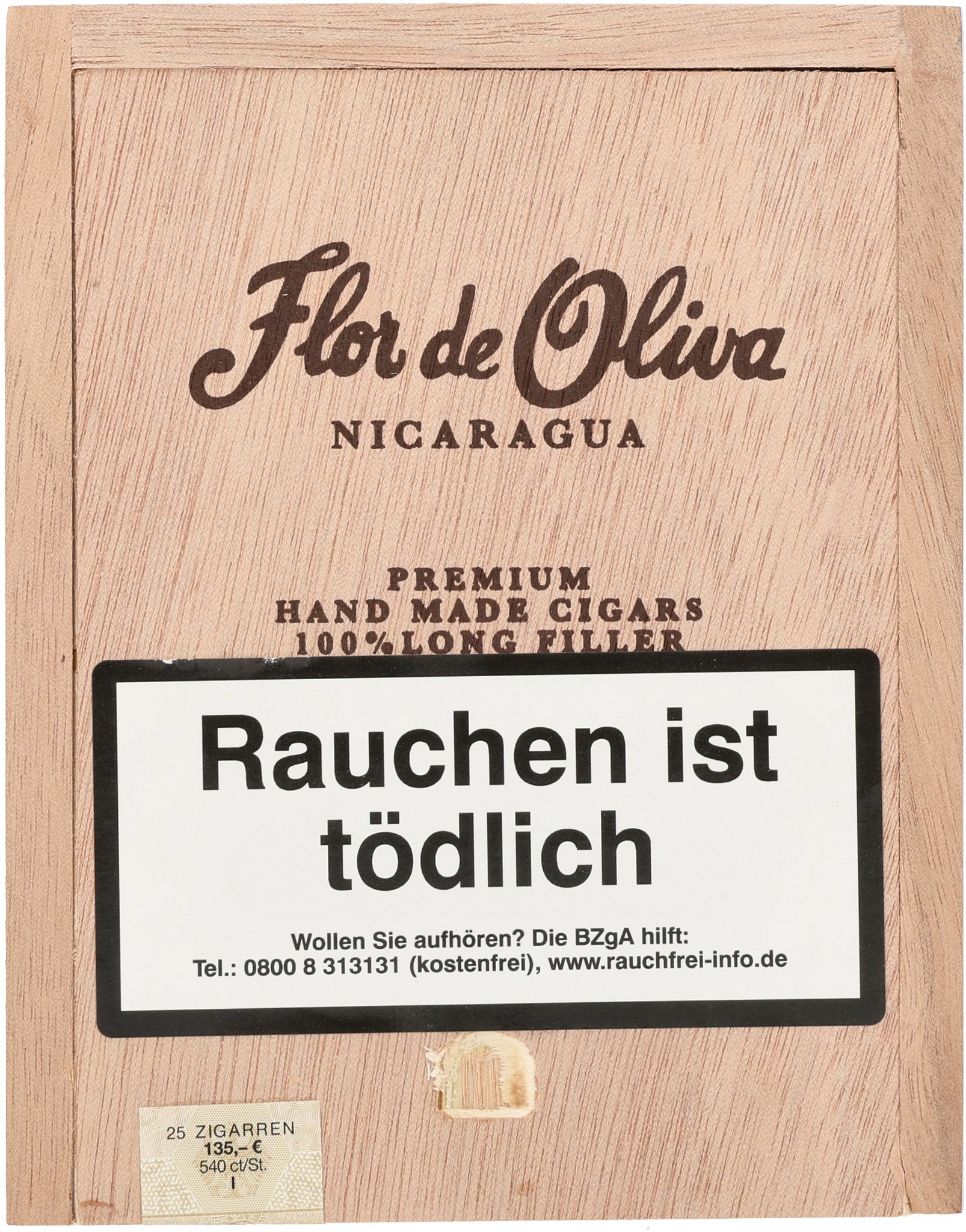 Original Robusto box front