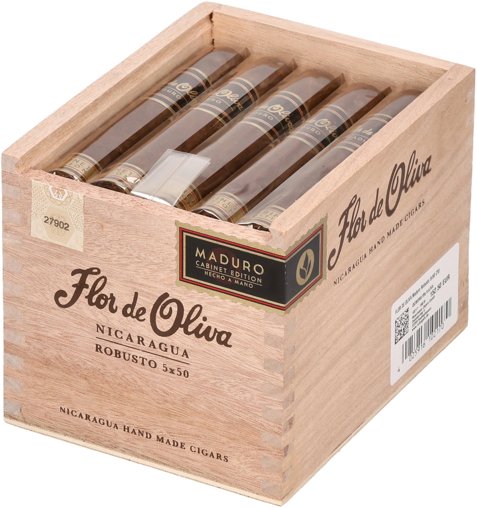 Maduro Robusto box open
