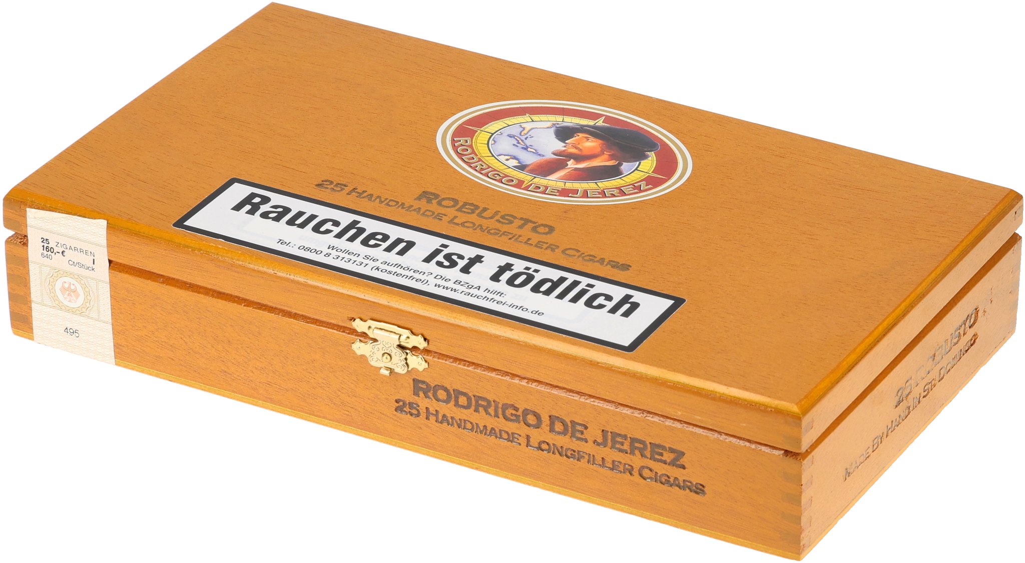 Rodrigo de Jerez Dominikanische Republik Robusto_Kiste