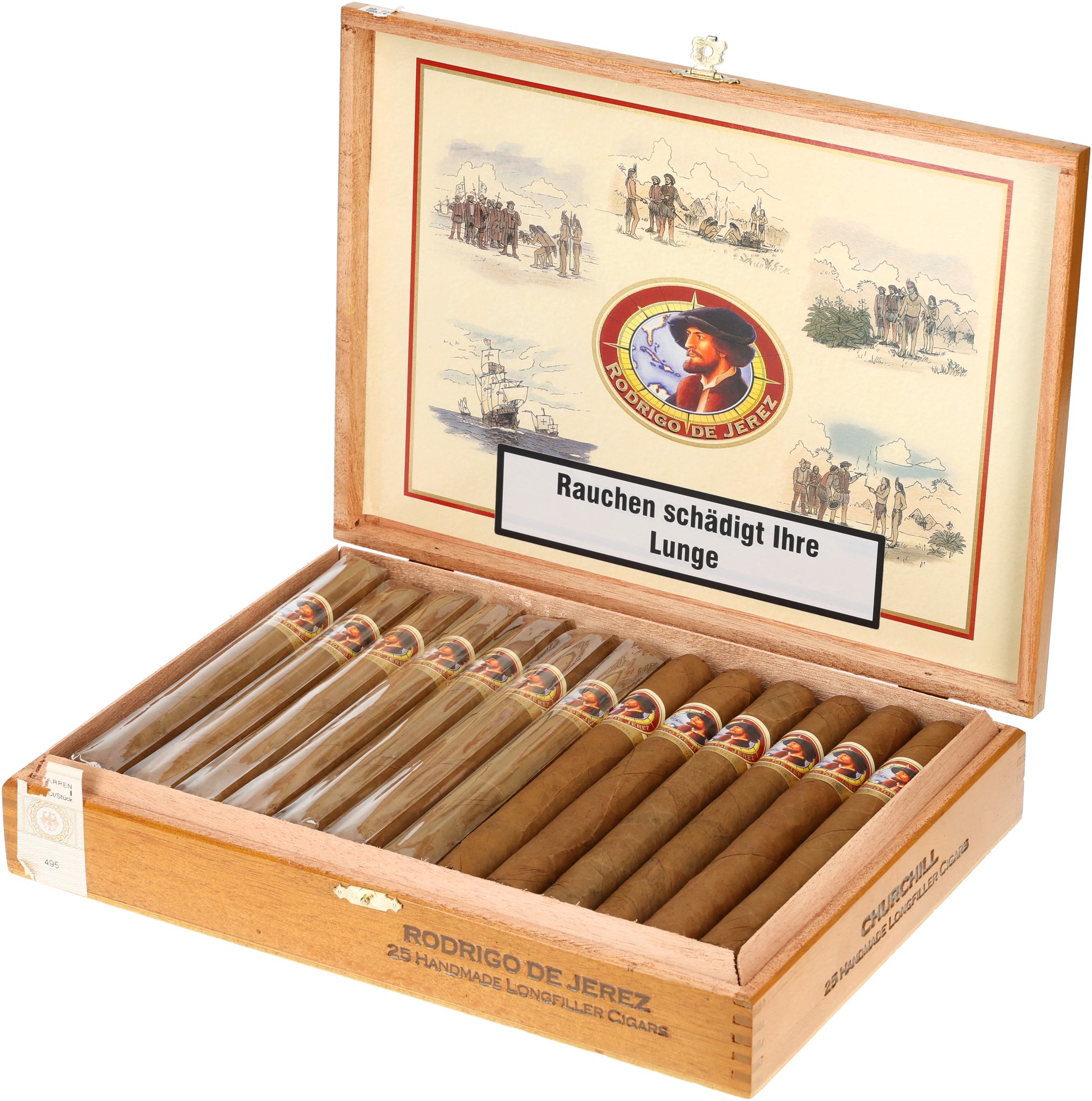 Rodrigo de Jerez Dominikanische Republik Churchill_Kiste Offen