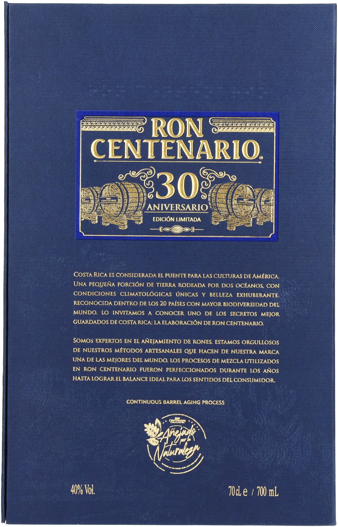 Ron Centenario Rum Edicion Limitada 30 Jahre