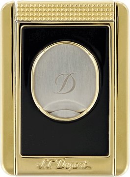 S.T. Dupont MAXIJET Cigarcutter Stand Cigar Cutter Golden Metal Black