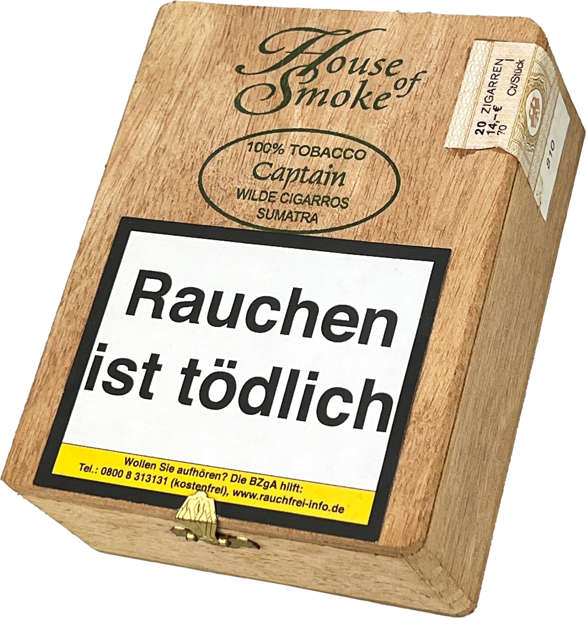 HoS Captain Wilde Cigarros Sumatra (74031) Kiste