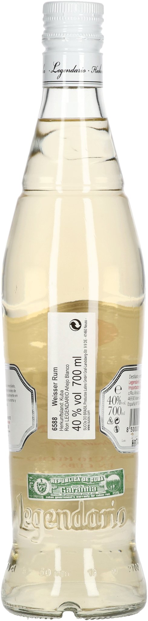Ron Legendario Rum Anejo Blanco (0,7 l / 40 % vol.)_02