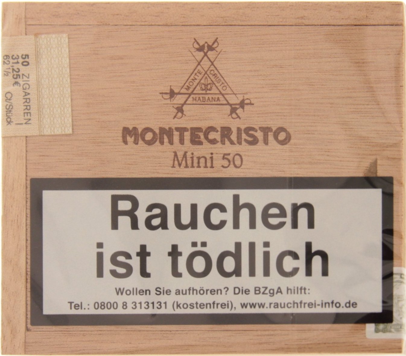Montecristo Cigarillos Mini Cigarillos (50er Holzkiste)