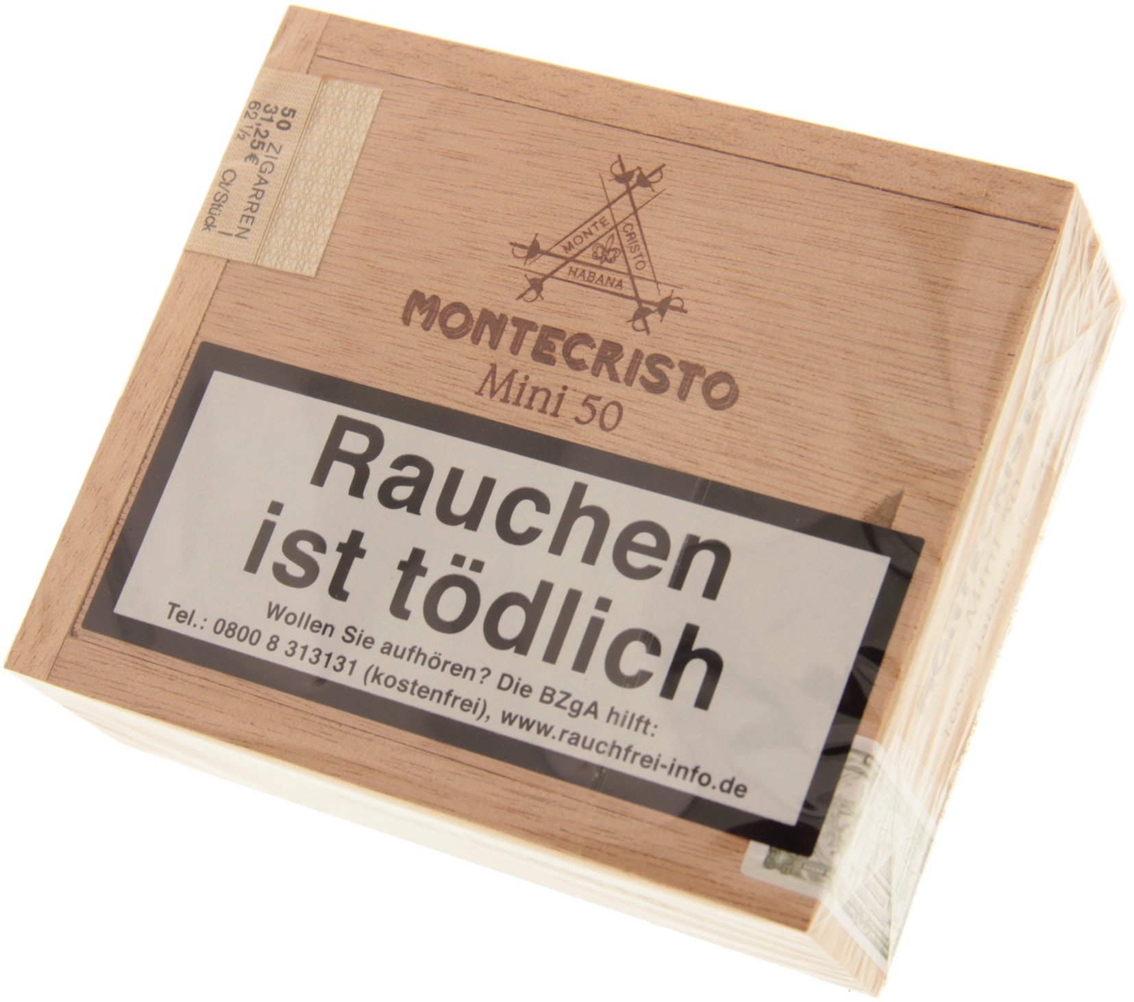 Montecristo Cigarillos Mini Cigarillos (50er Holzkiste) Kiste