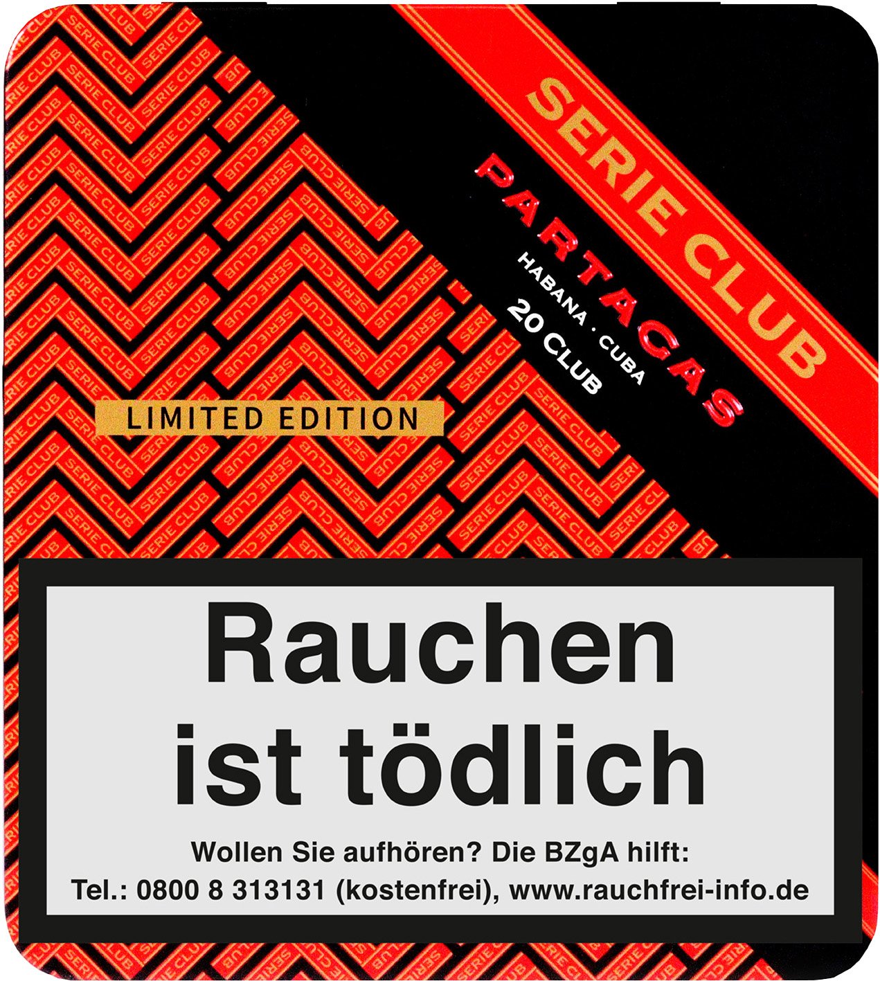 Partagas Cigarillos Serie Club Cigarillos Limited Edition (20er Blechdose)