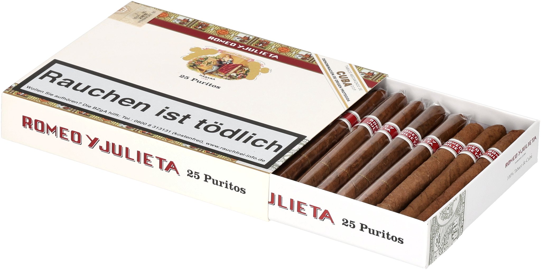 Romeo y Julieta Puritos 25er offen