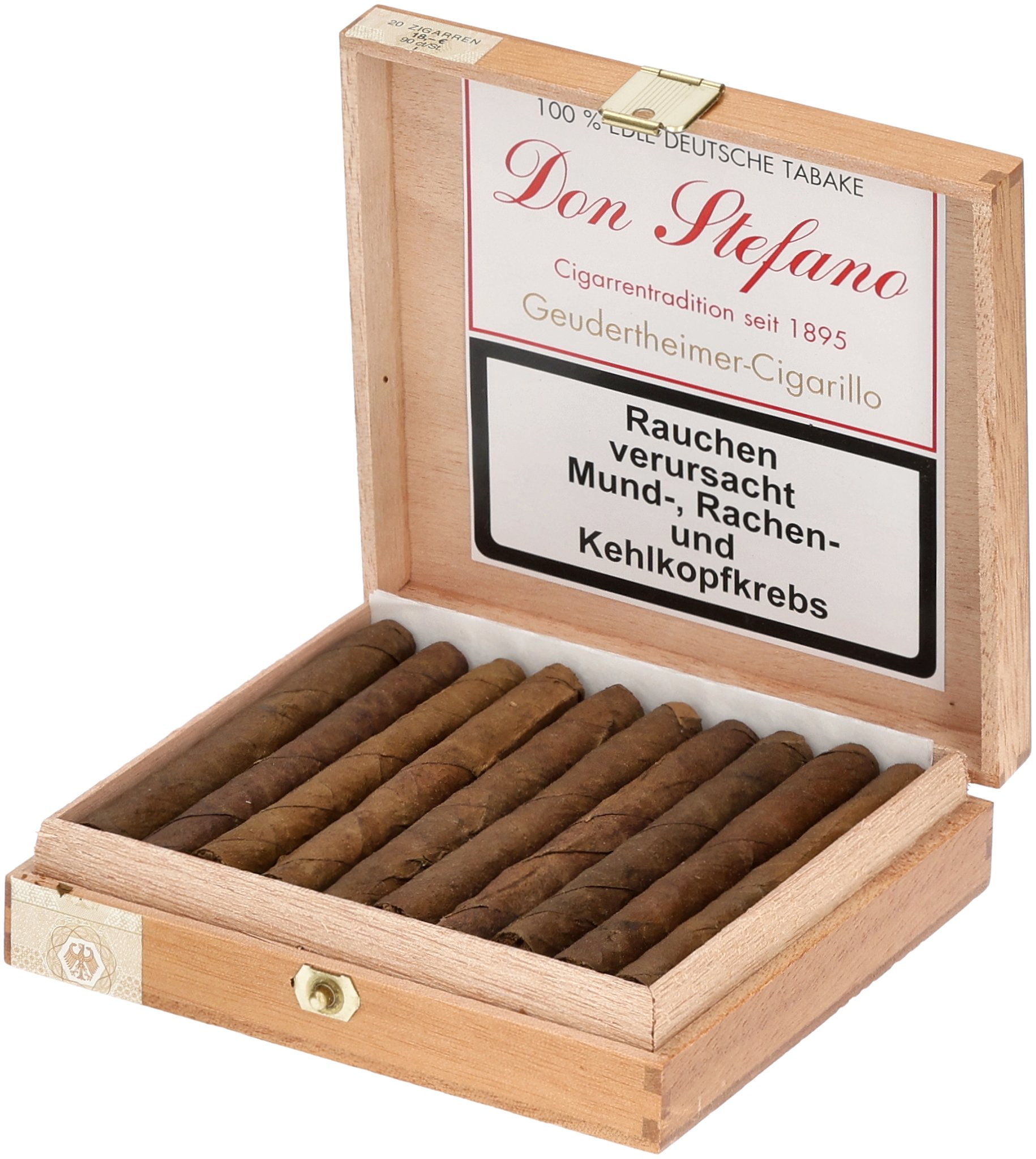 Geudertheimer Cigarillos box open