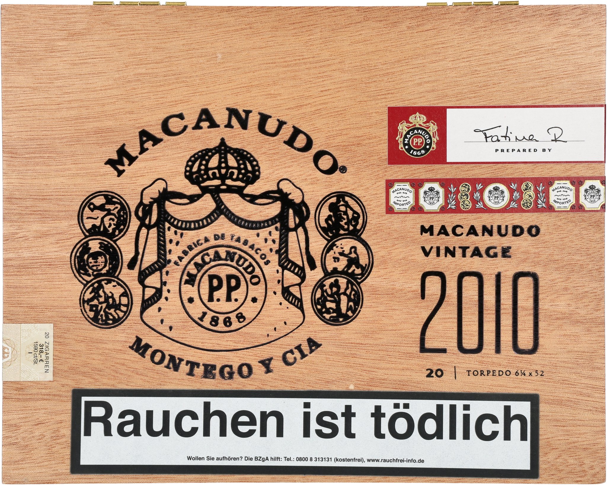 Vintage 2010 Torpedo box front
