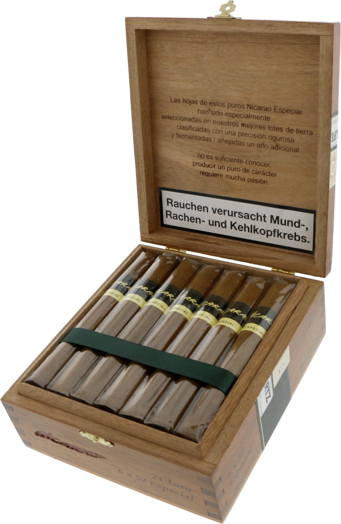 Nicarao Especiales Toro Kiste offen