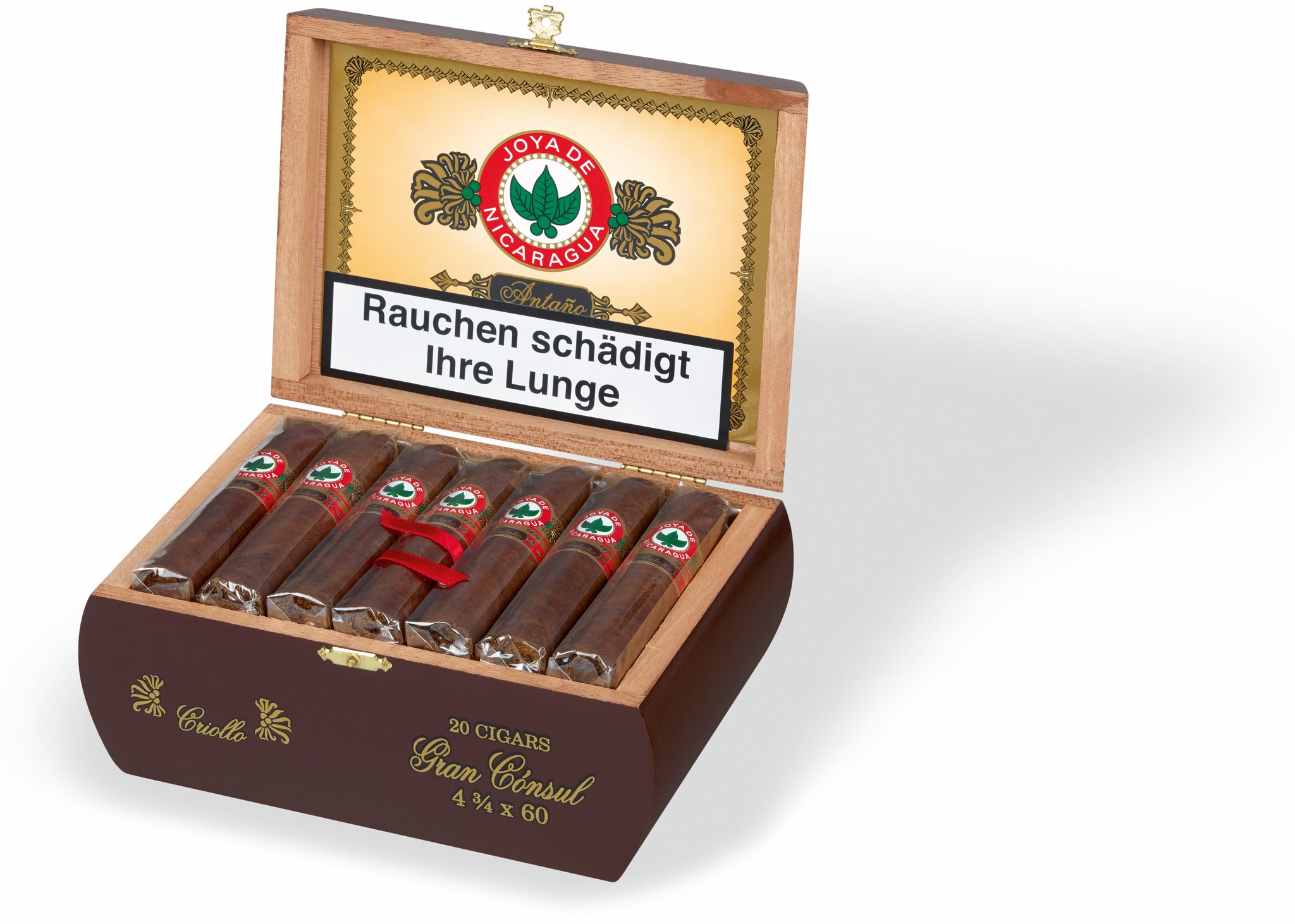 Joya de Nicaragua Antaño 1970 Gran Consul Kiste offen