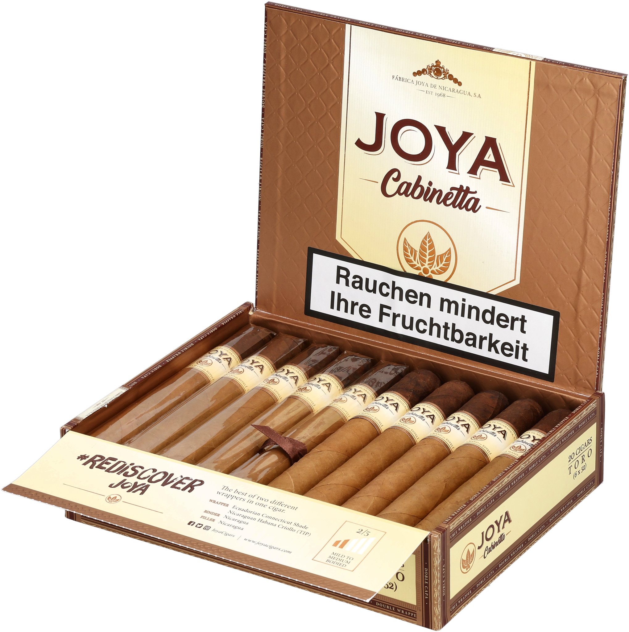 Nicaragua Cabinetta Robusto_Kiste