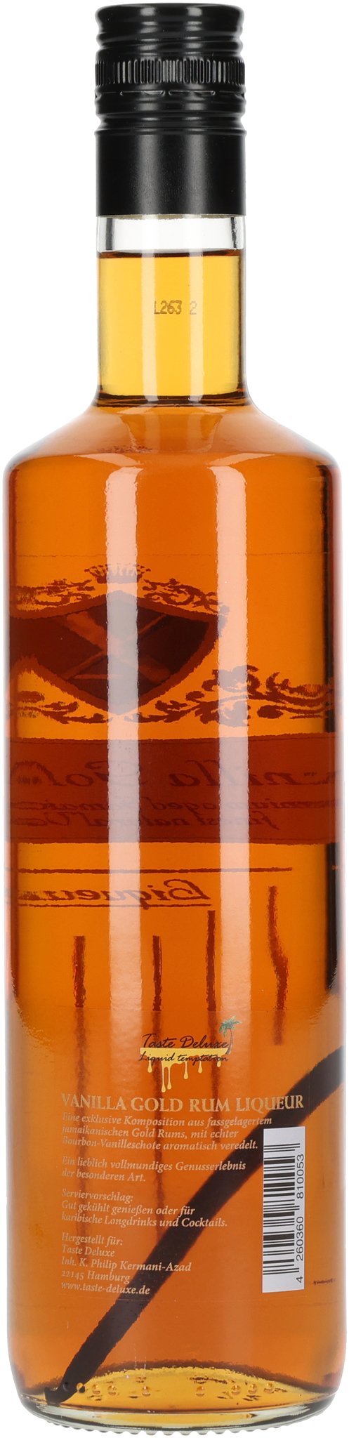 Don Stefano Rum Vanilla Gold Rum Liqueur (0,7 l / 40% vol.)_Flasche