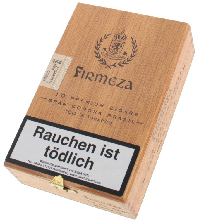 Firmeza Cigarillos 100% Tobacco Flandria Gran Corona Premium Brasil (16081) 10er