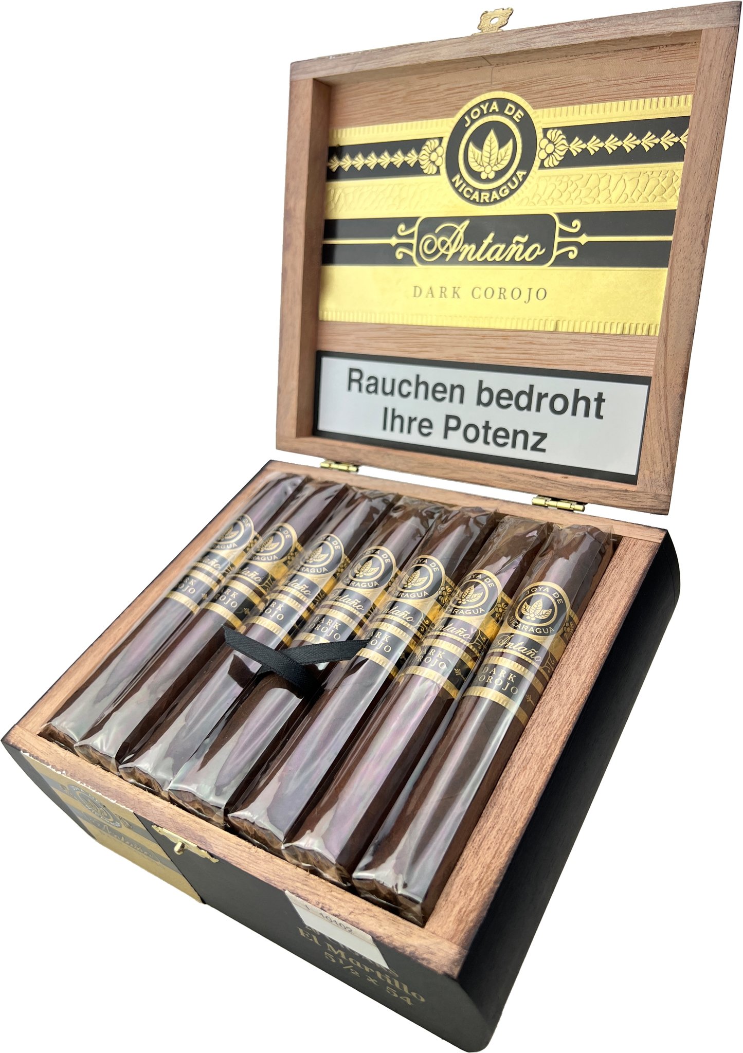 Joya de Nicaragua Antaño Dark Corojo El Martillo (Toro) Kiste offen