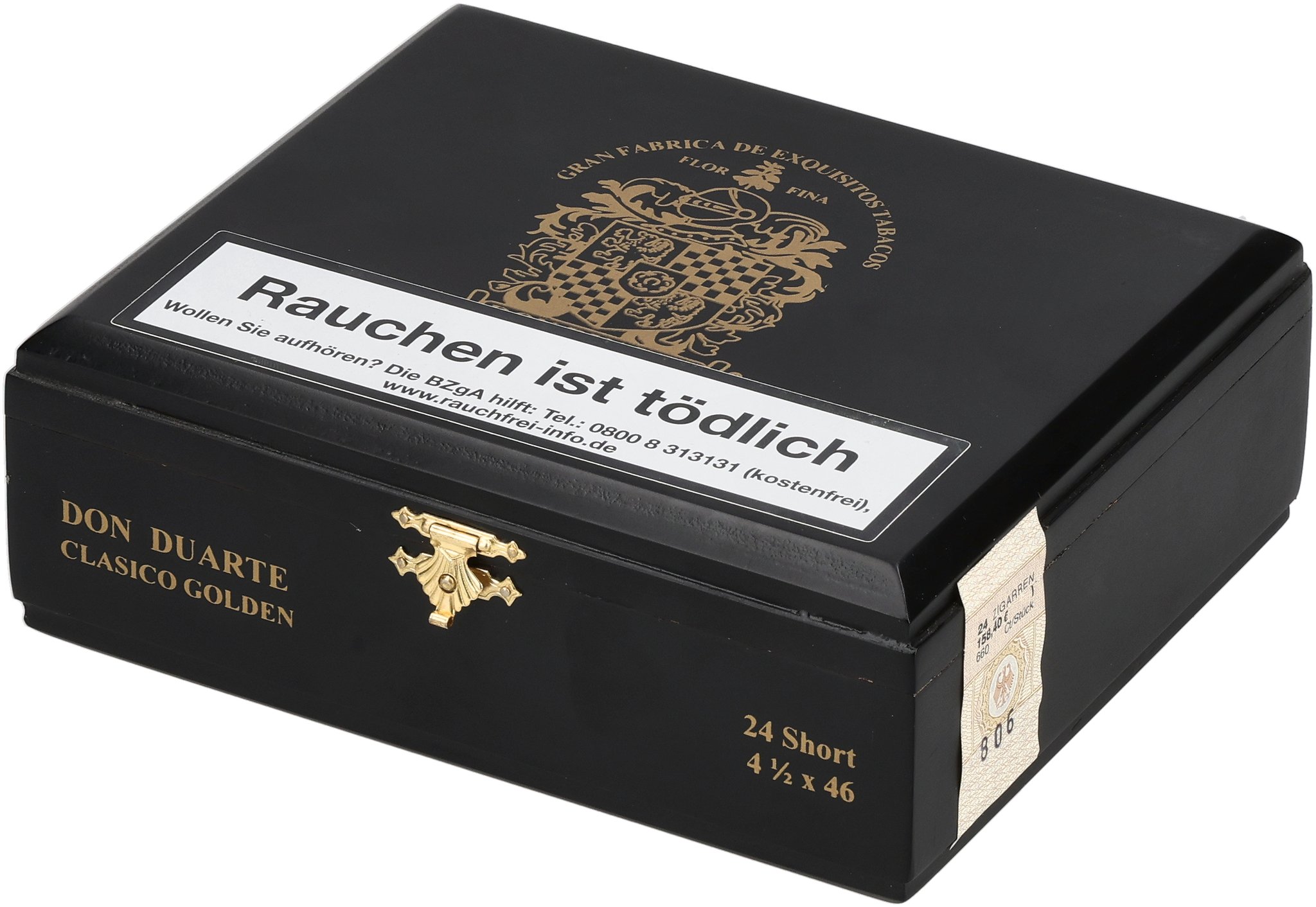 Don Duarte Clasico Golden Short_Kiste