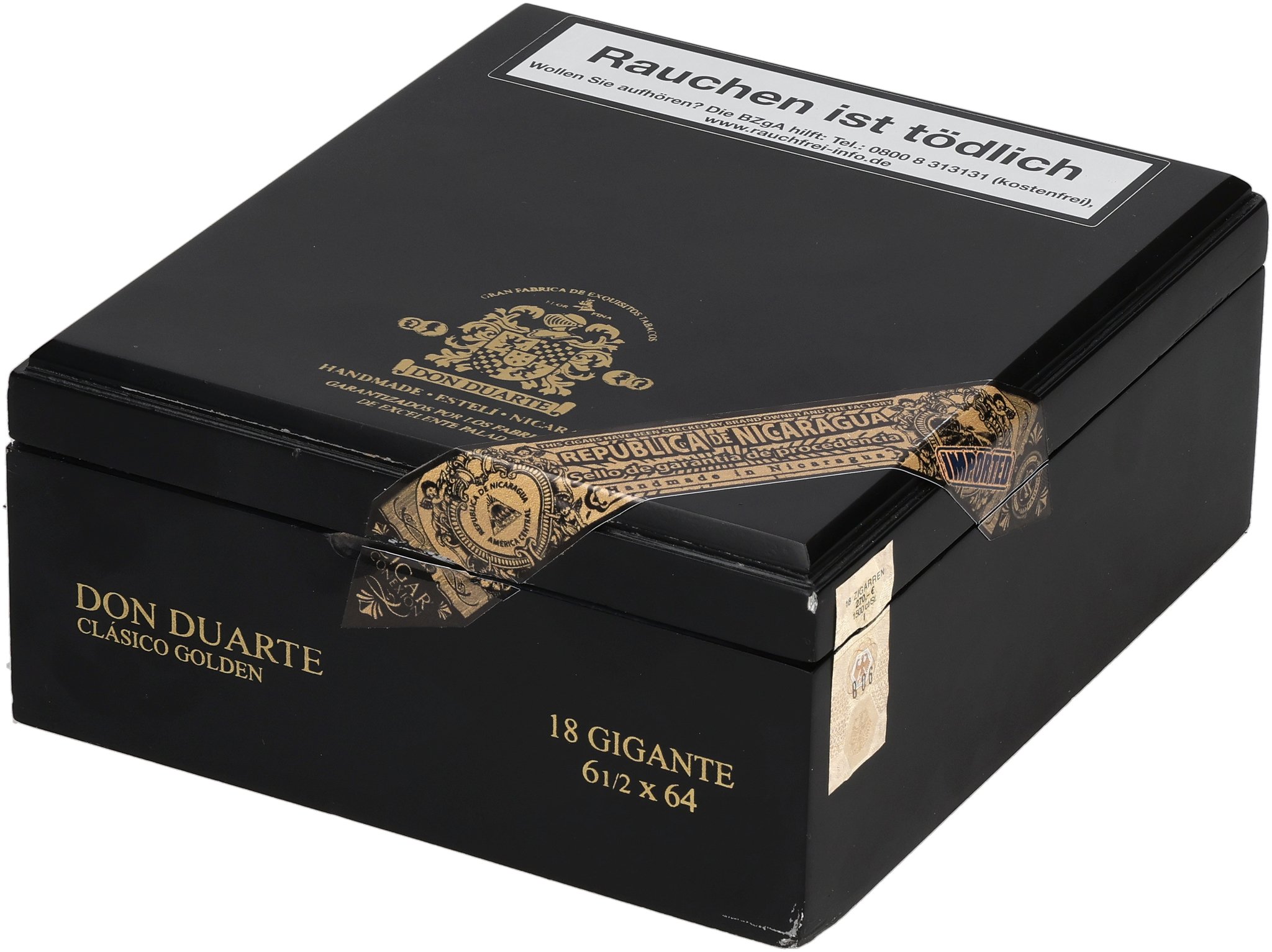 Don Duarte Clasico Golden (Roter Ring) Gigante_Kiste