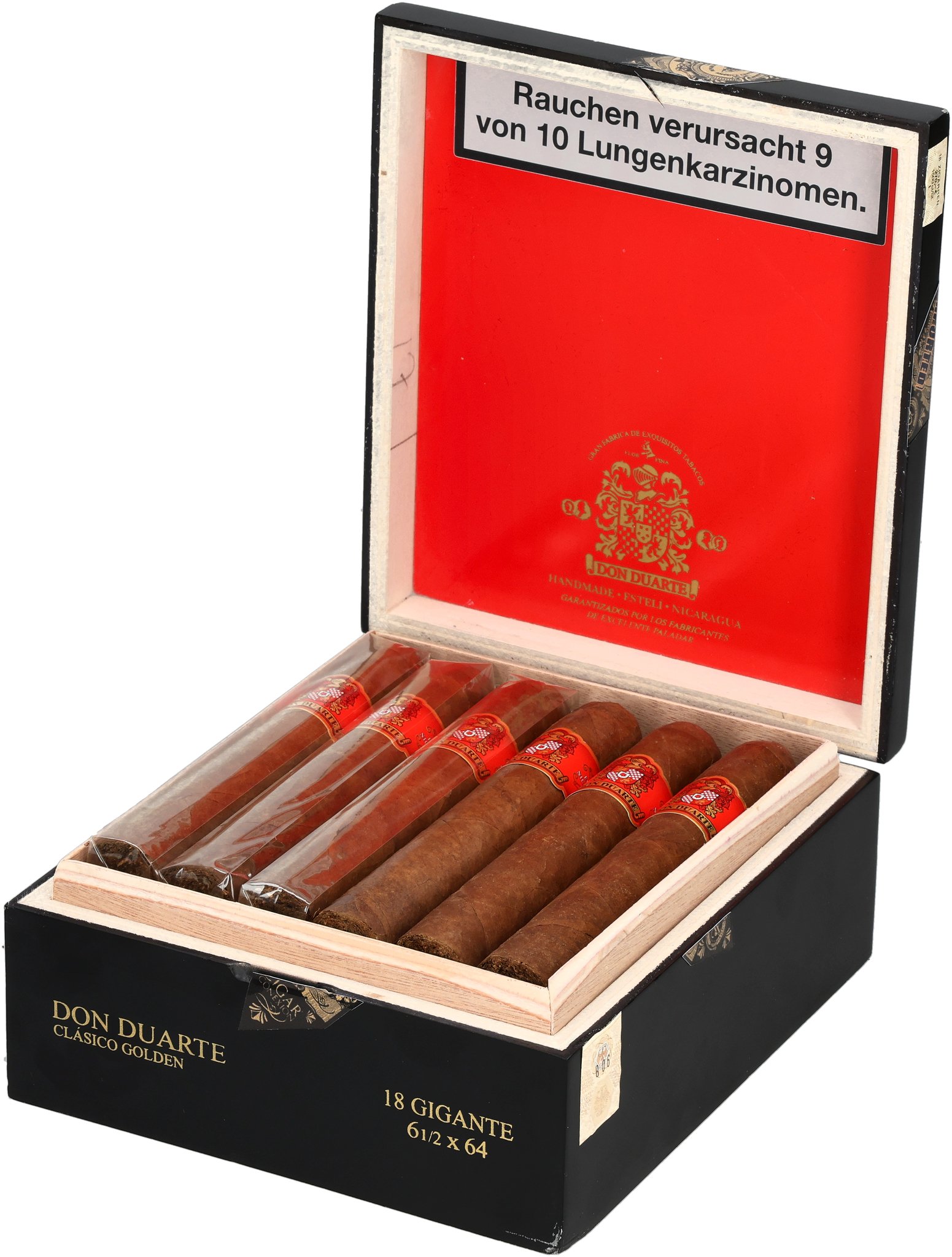 Don Duarte Clasico Golden (Roter Ring) Gigante_Kiste