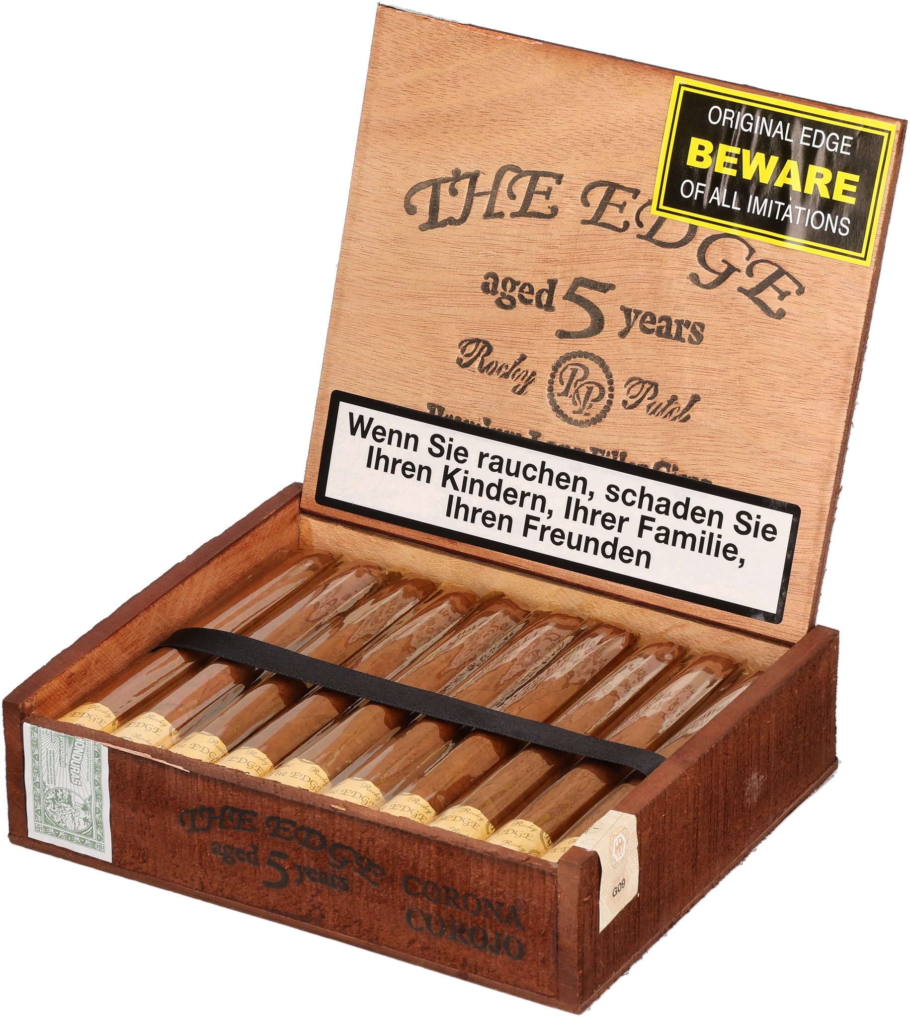 Rocky Patel The Edge Corojo Corona_Kiste Offen