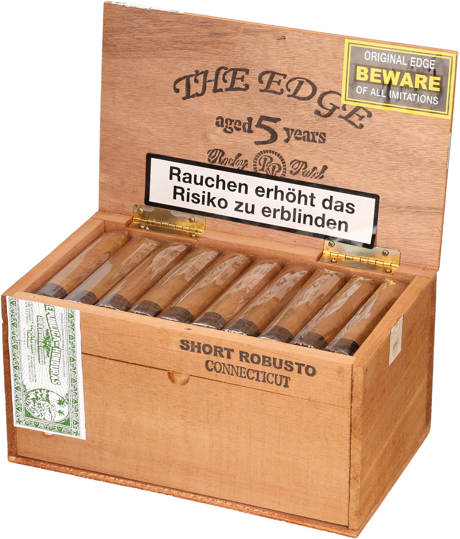The Edge Connecticut Short Robusto_Kiste Offen