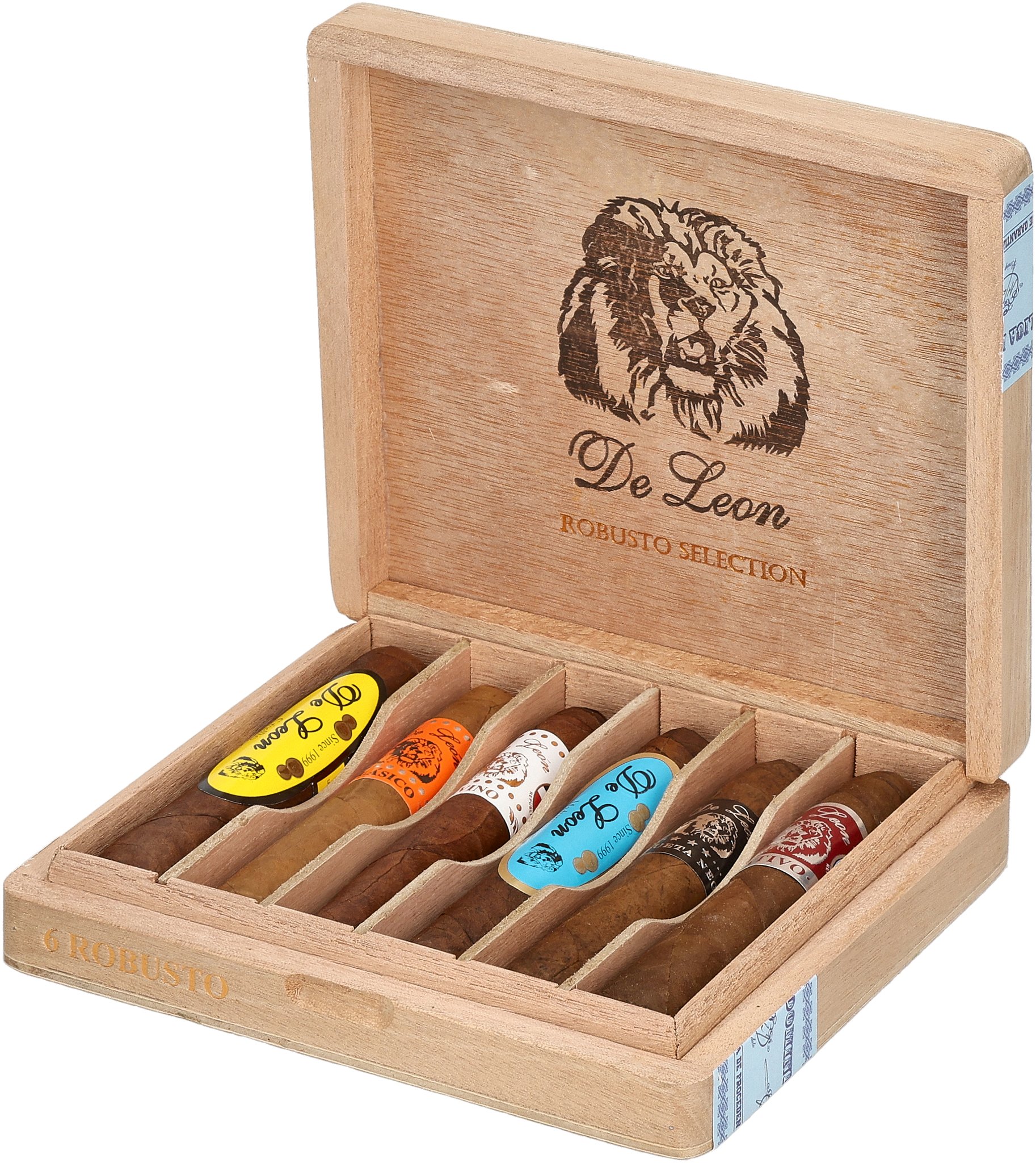 Robusto Selection Sampler offen