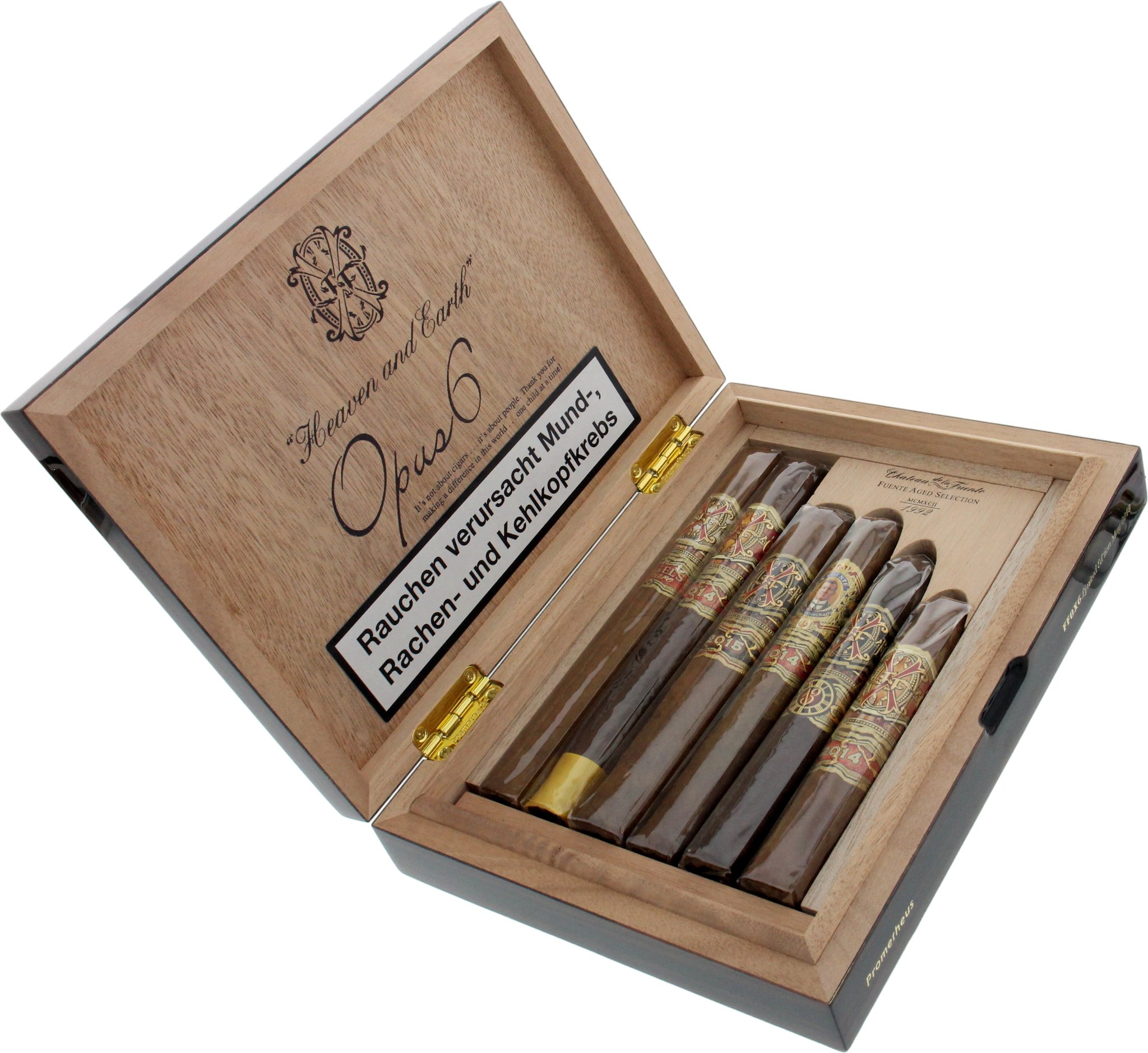 Arturo Fuente Opus X Limited Editions Heaven and Earth Opus 6 Prometheus (Macassar Ebony) Kiste offe