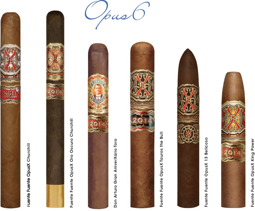 Arturo Fuente Opus X Limited Editions Heaven and Earth Opus 6 Prometheus Zigarrenübersicht
