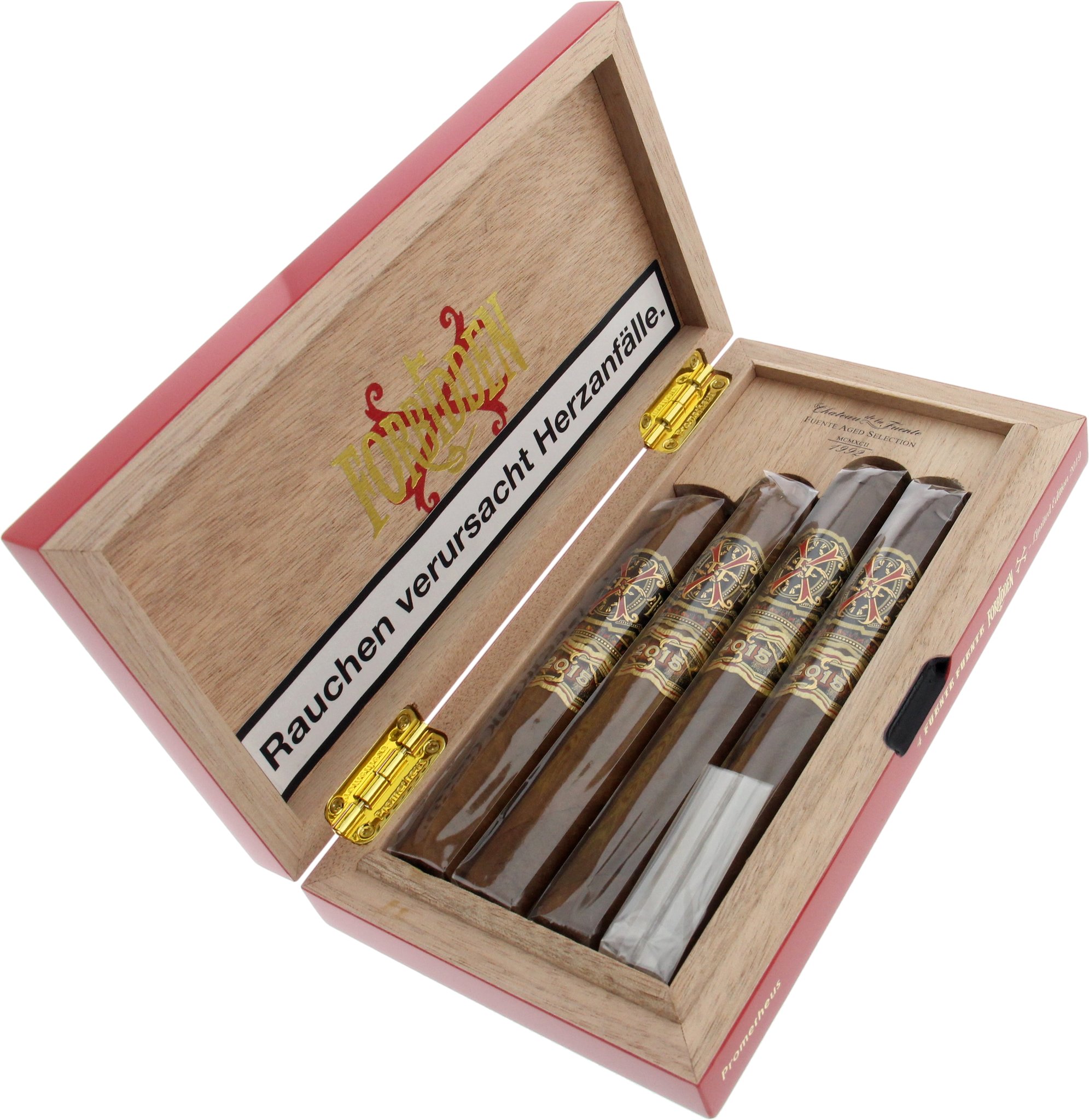 Arturo Fuente Opus X Limited Editions Forbidden X Story Edition 2019 (Macassar Ebony) offen