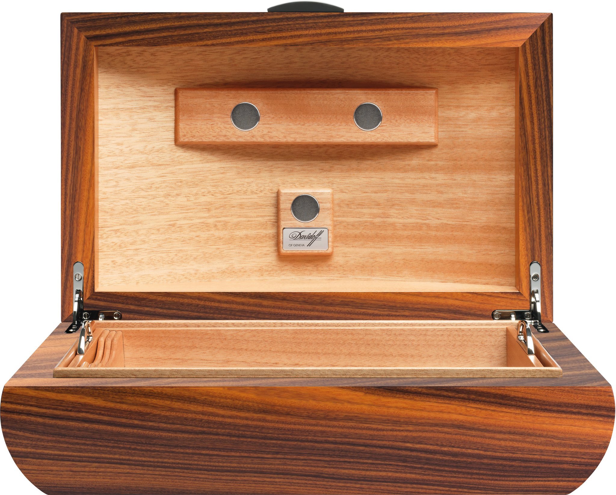 Davidoff Dome Humidor Rosewood satin (52115) offen