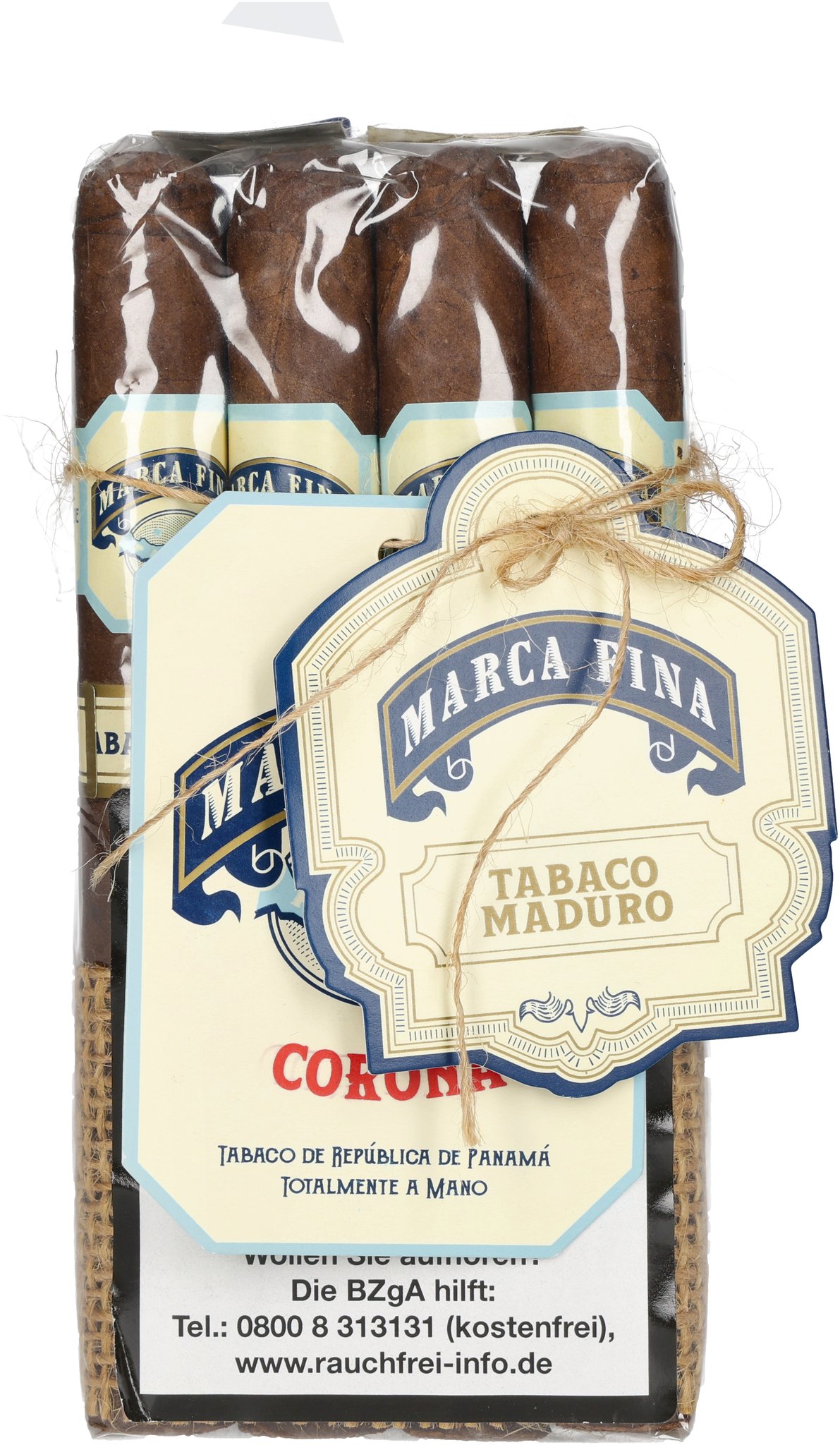 Panama Maduro Corona bundle front