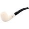 Rattray's White Goddess (Meerschaum) Halfbent Smooth Silver Modell 2