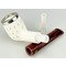 Rattray's White Goddess (Meerschaum) Billiard Carved Silbertop (12323) Detailbild 6