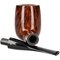 Big Ben Giant 405 Tan Polish Silver Ring Pfeife offen