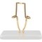 Acryl transparent golden 1er 02