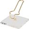 Acryl transparent golden 1er 01