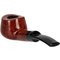 Bent Pot Glatt Braun 02