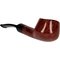 Bent Pot Glatt Braun 04