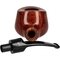 Bent Pot Glatt Braun 06