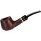 Bent Pot Glatt Braun Matt Goldring 01