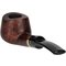 Bent Pot Glatt Braun Matt Goldring 02