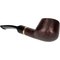 Bent Pot Glatt Braun Matt Goldring 04