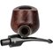 Bent Pot Glatt Braun Matt Goldring 06