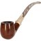 Bellini Pfeifen Marrone London Cappuccino Halfbent_02