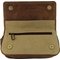 Guy Janot Pfeifentasche 2er braun Buffalo / Canvas (6220)