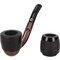  Falcon Pfeifensystem Starterset Extra Set Gebogen Glatt Dover ofen