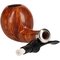 Holmer Knudsen Freehand Pfeifen Danish Quarterbent Gewachst_06
