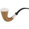CPW Pipes Freehand Meerschaumpfeifen Calabash Nr. 27 rustiziert